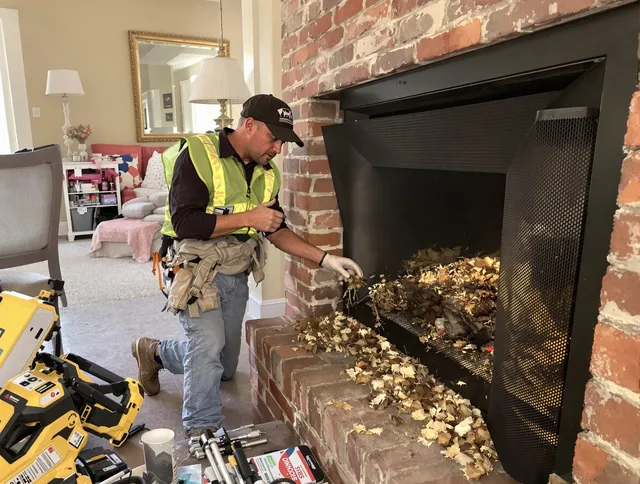 Safe screening installation by South Windsor Chimney Sweep in South Windsor, CT