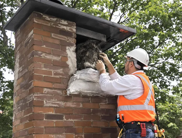 Humane removal of debris and animals by South Windsor Chimney Sweep in South Windsor, CT