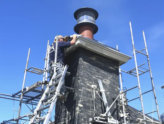 Sturdy chimney crown finished by South Windsor Chimney Sweep in South Windsor, CT
